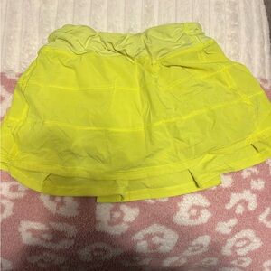 Bright Yellow LuluLemon Skirt